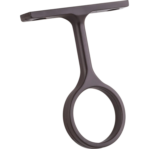 Dark Bronze Center Support Bracket for 1" Round Closet Rods