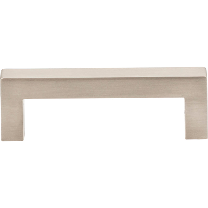 3" Center-to-Center Satin Nickel Square Stanton Cabinet Bar Pull