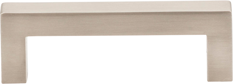 3" Center-to-Center Satin Nickel Square Stanton Cabinet Bar Pull