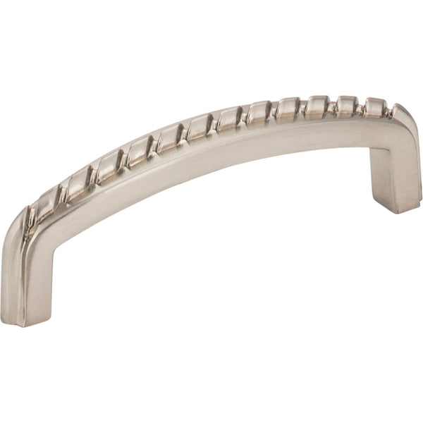 3" Center-to-Center Satin Nickel Rope Detailed Cypress Cabinet Pull