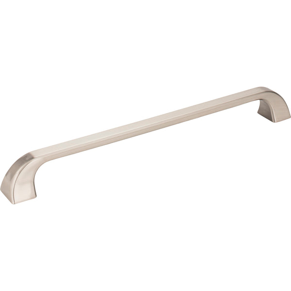 224 mm Center-to-Center Satin Nickel Square Marlo Cabinet Pull