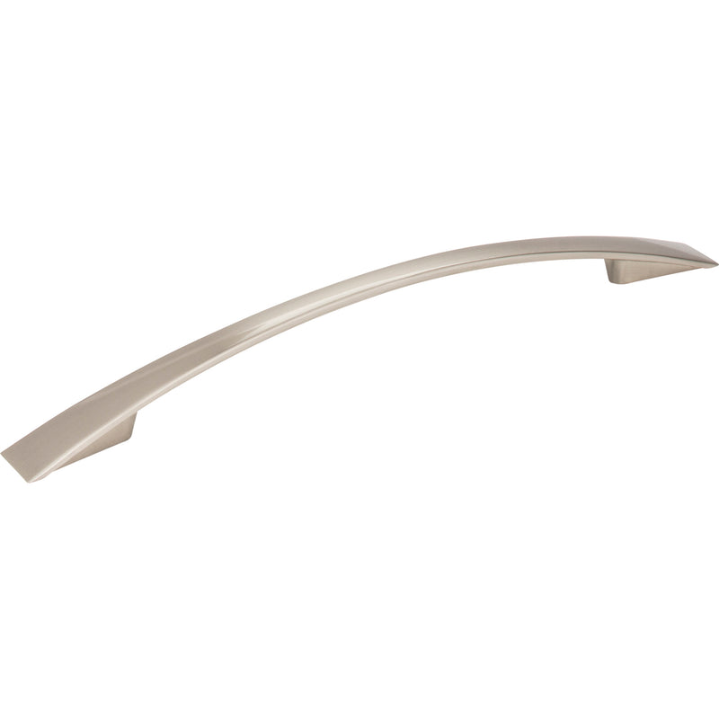 160 mm Center-to-Center Satin Nickel Flared Regan Cabinet Pull