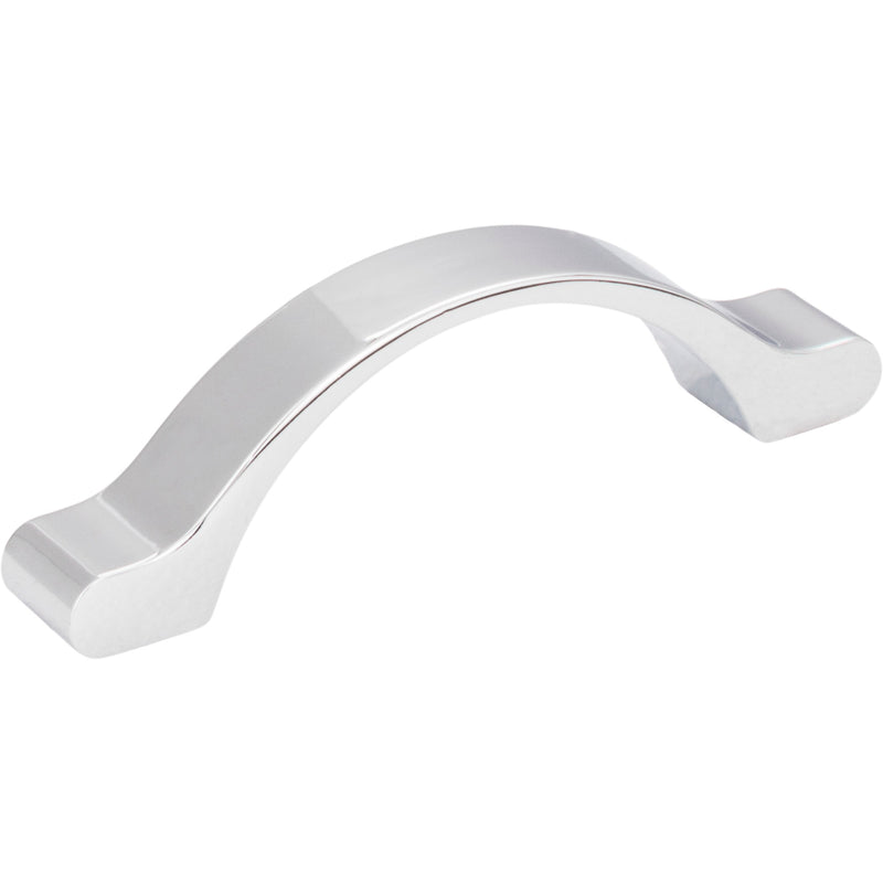 3" Center-to-Center Polished Chrome Arched Seaver Cabinet Pull