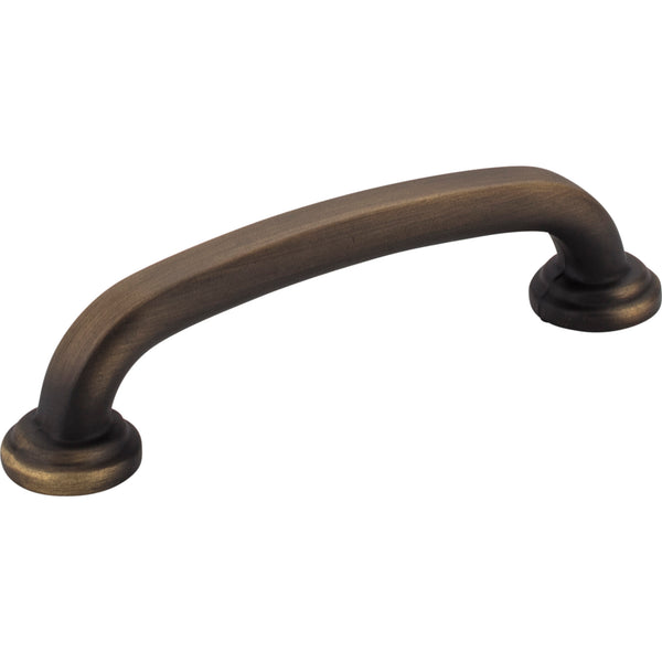 96 mm Center-to-Center Antique Brushed Satin Brass Bremen 1 Cabinet Pull