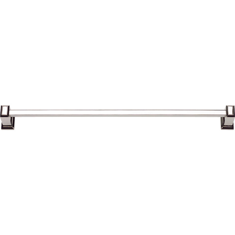 Sutton Place Bath Towel Bar 24 Inch Single Polished Nickel