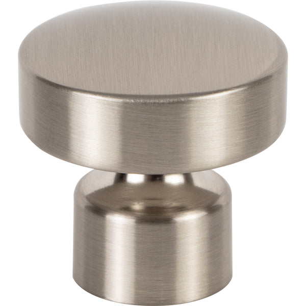 Lennox Knob 1 1/4 Inch Brushed Nickel