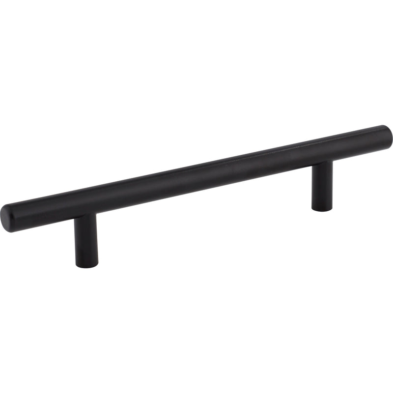 128 mm Center-to-Center Hollow Matte Black Stainless Steel Naples Cabinet Bar Pull