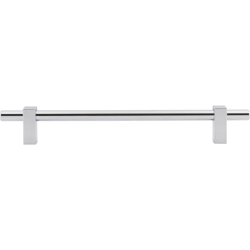 192 mm Center-to-Center Polished Chrome Larkin Cabinet Bar Pull