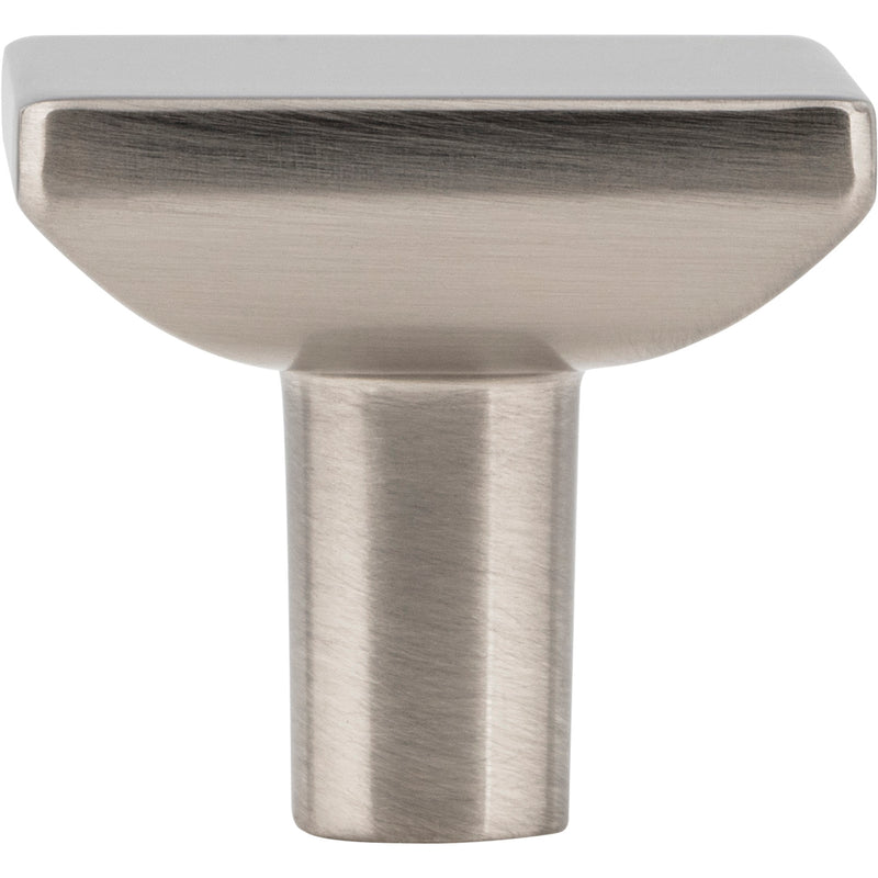 1-1/4" Overall Length Satin Nickel Walker 1 Square Knob