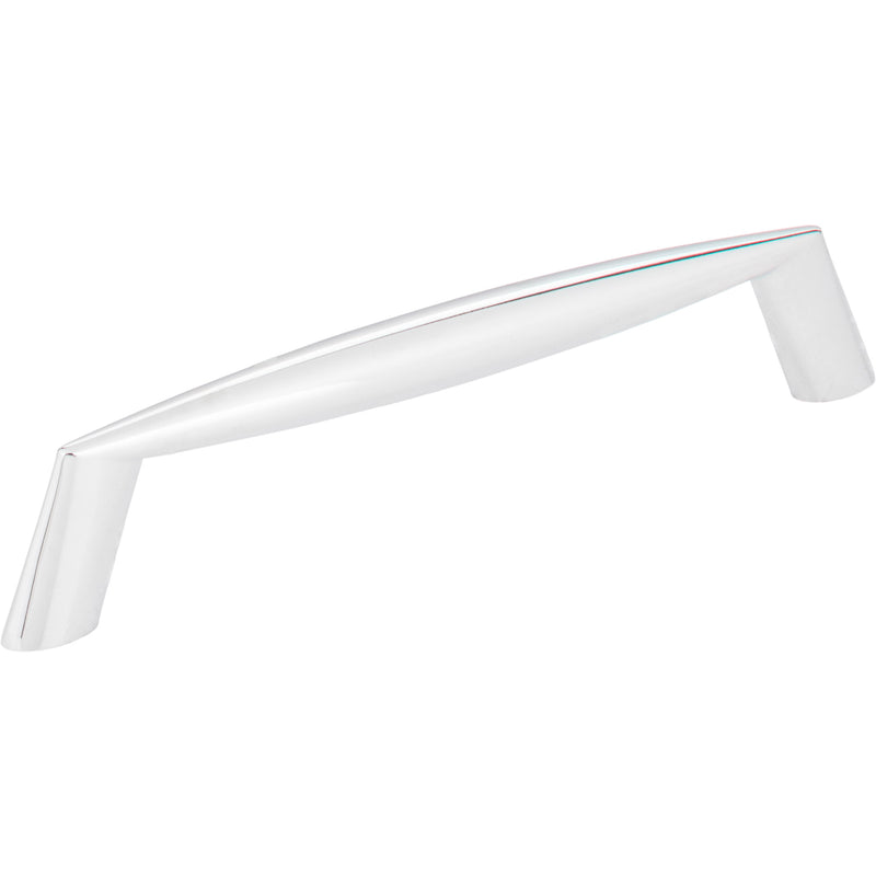 128 mm Center-to-Center Polished Chrome Zachary Cabinet Pull