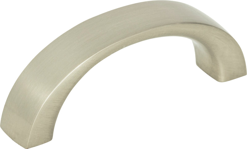 Tableau Curved Pull 1 13/16 Inch (c-c) Brushed Nickel