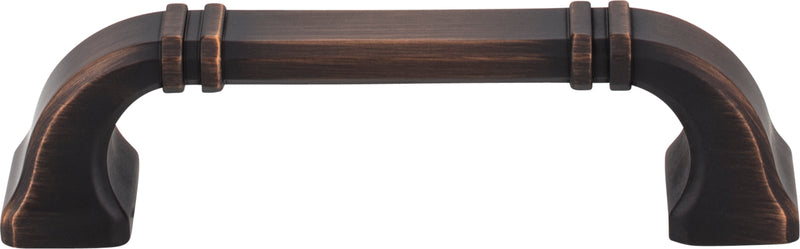 96 mm Center-to-Center Brushed Oil Rubbed Bronze Ella Cabinet Pull