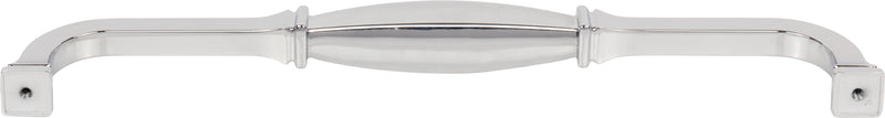 12" Center-to-Center Polished Chrome Audrey Appliance Handle