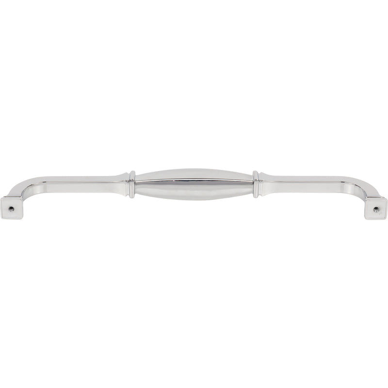 12" Center-to-Center Polished Chrome Audrey Appliance Handle