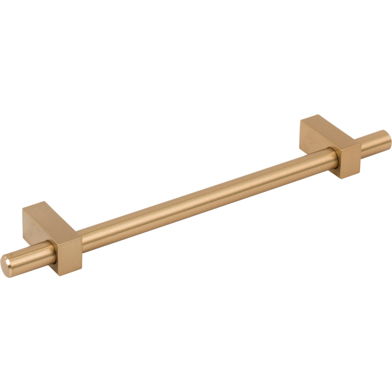 160 mm Center-to-Center Satin Bronze Larkin Cabinet Bar Pull