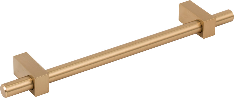 160 mm Center-to-Center Satin Bronze Larkin Cabinet Bar Pull