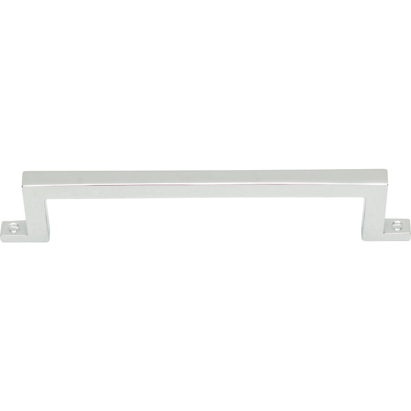 Campaign Bar Pull 5 1/16 Inch (c-c) Polished Chrome