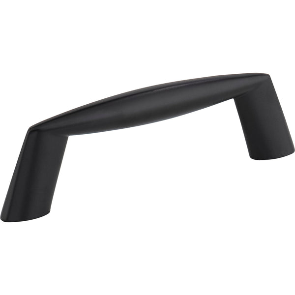 3" Center-to-Center Matte Black Zachary Cabinet Pull