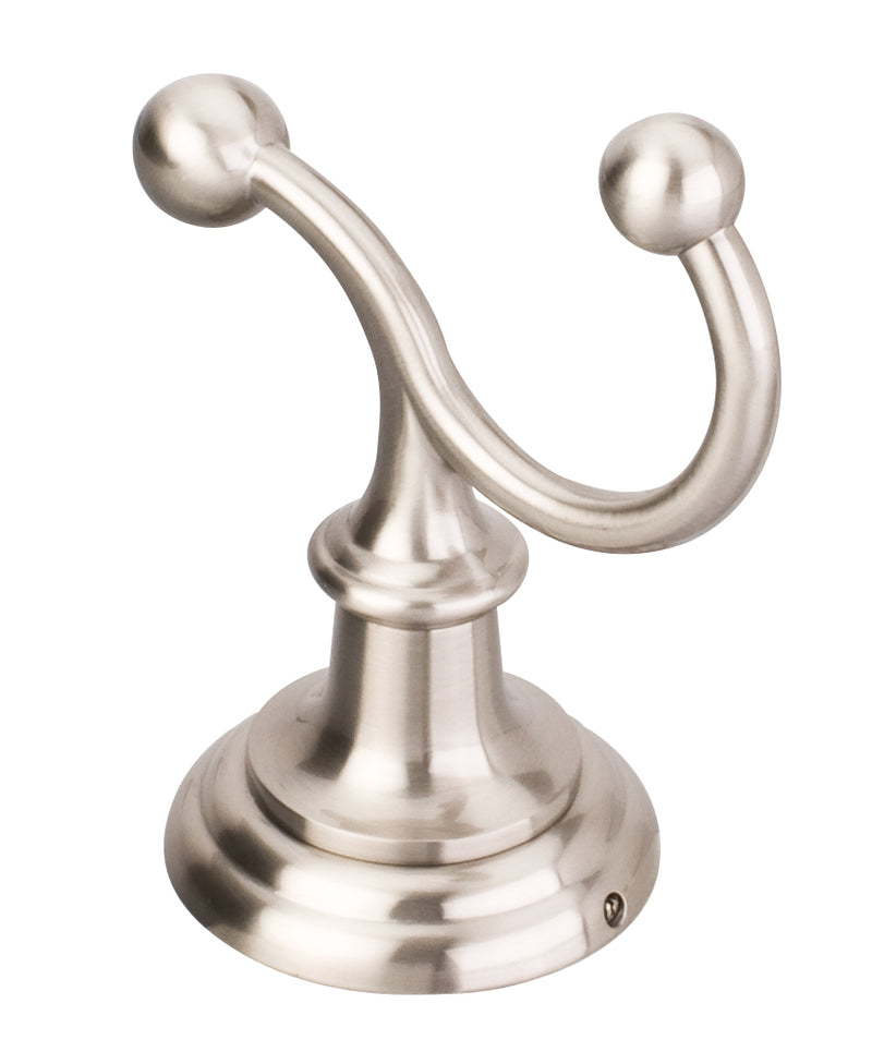 Fairview Satin Nickel Double Robe Hook  - Contractor Packed