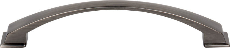 160 mm Center-to-Center Brushed Pewter Arched Roman Cabinet Pull