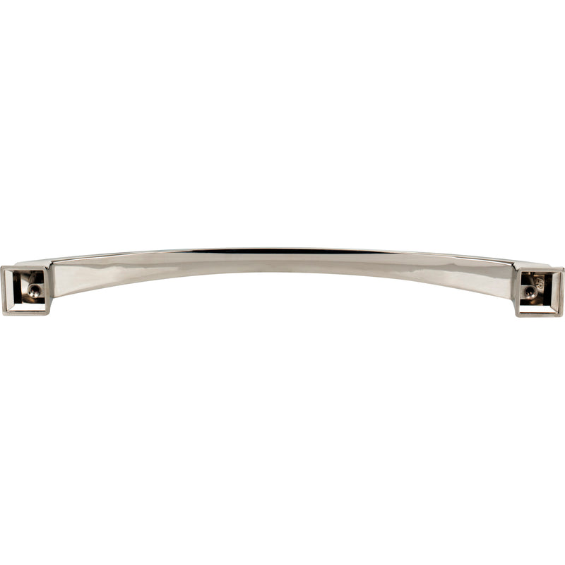 224 mm Center-to-Center Polished Nickel Arched Roman Cabinet Pull