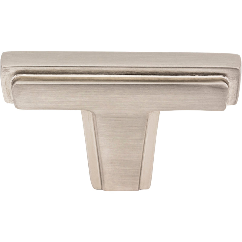 2" Satin Nickel Lexa Cabinet "T" Knob