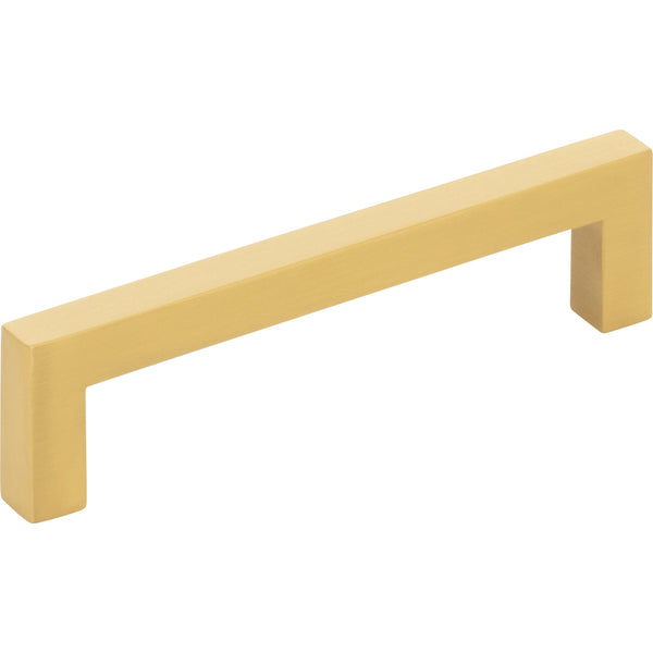 96 mm Center-to-Center Brushed Gold Square Stanton Cabinet Bar Pull