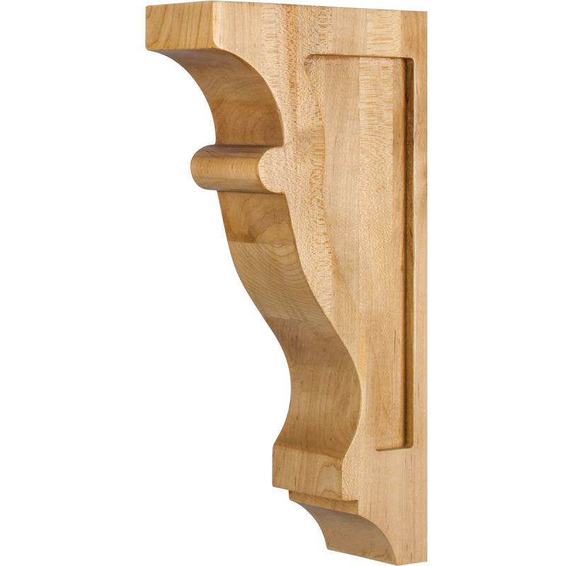 2-1/2" W x 6" D x 12" H Alder Contour Corbel