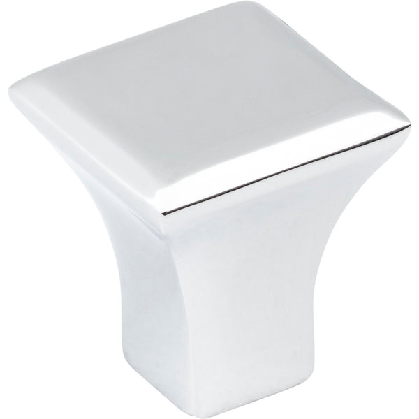 7/8" Overall Length Polished Chrome Square Marlo Cabinet Knob