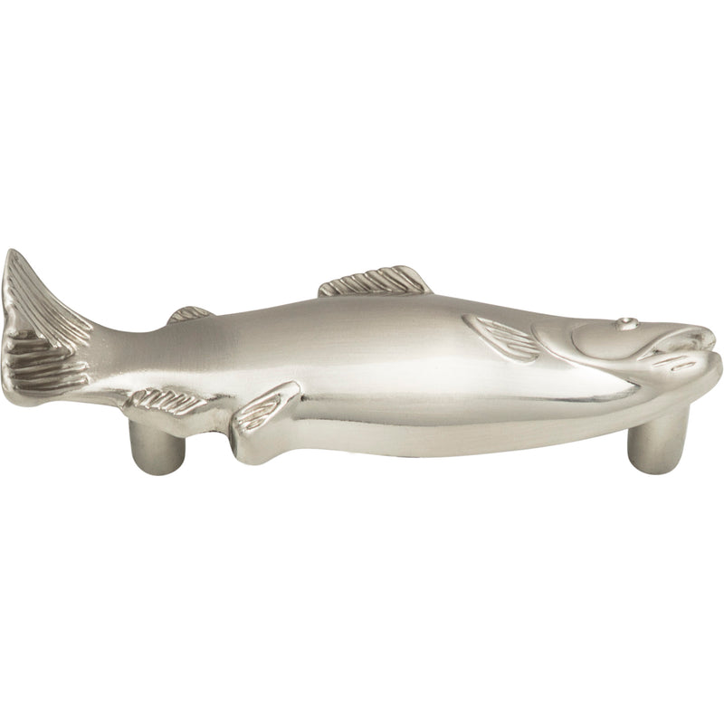 Fish Pull 3 Inch (c-c) Brushed Nickel