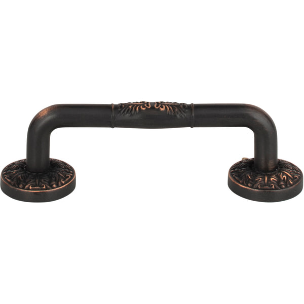 Hammered Medallion Pull 3 Inch (c-c) Venetian Bronze