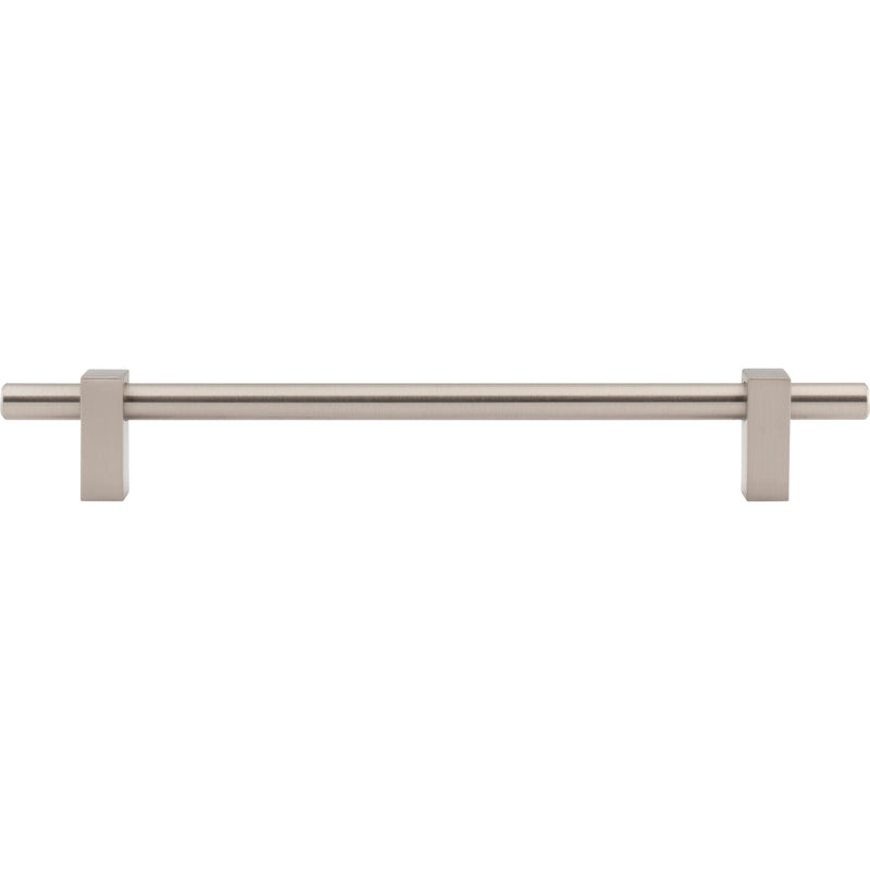 192 mm Center-to-Center Satin Nickel Larkin Cabinet Bar Pull