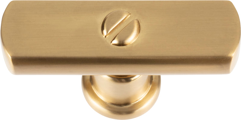 Everitt T-Knob 2 Inch Warm Brass