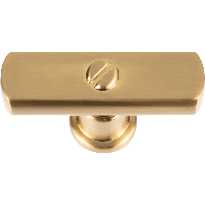 Everitt T-Knob 2 Inch Warm Brass