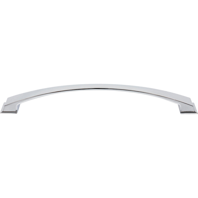 12" Center-to-Center Polished Chrome Arched Roman Appliance Handle