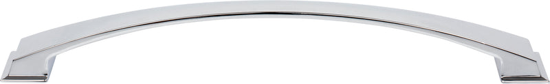 12" Center-to-Center Polished Chrome Arched Roman Appliance Handle