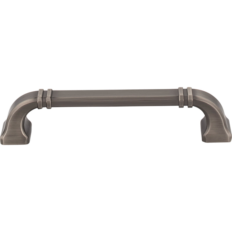 128 mm Center-to-Center Brushed Pewter Ella Cabinet Pull