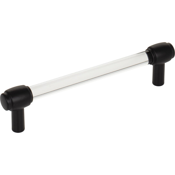 128 mm Center-to-Center Matte Black Carmen Cabinet Bar Pull