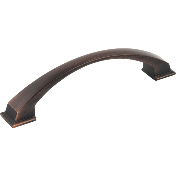 128 mm Center-to-Center Brushed Oil Rubbed Bronze Arched Roman Cabinet Pull