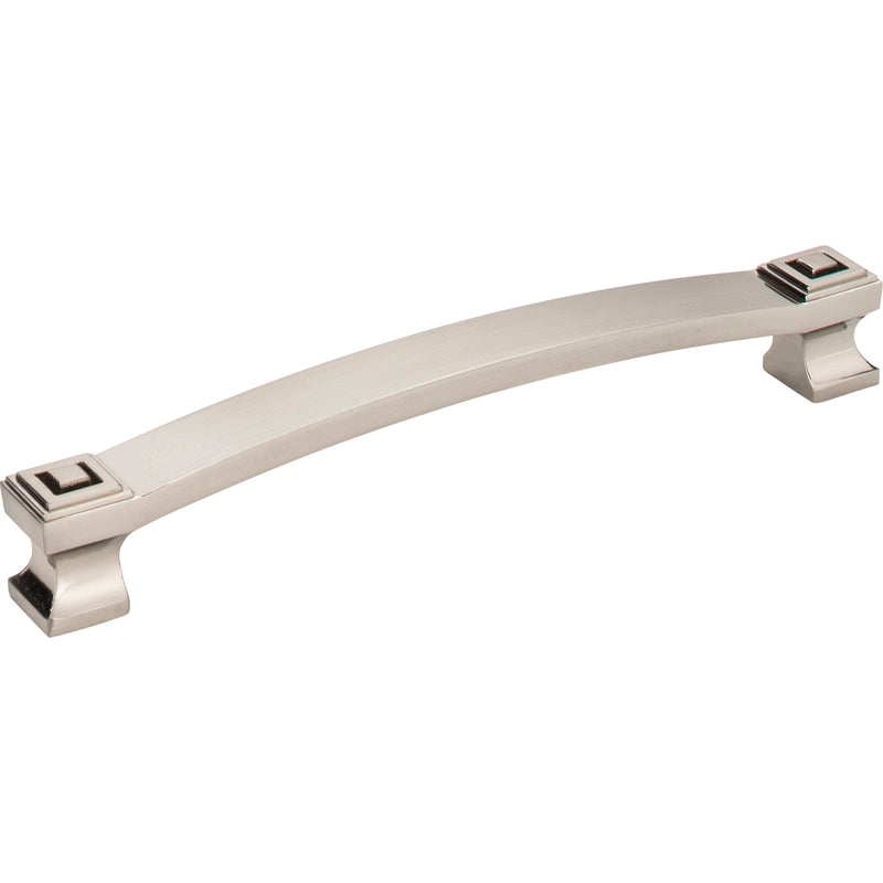 160 mm Center-to-Center Satin Nickel Square Delmar Cabinet Pull