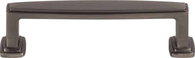 96 mm Center-to-Center Brushed Pewter Richard Cabinet Pull