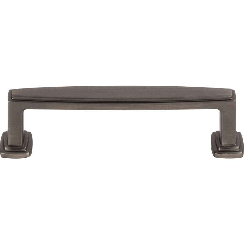 96 mm Center-to-Center Brushed Pewter Richard Cabinet Pull