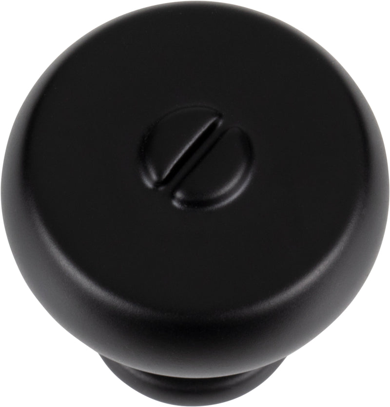 Everitt Knob 1 3/16 Inch Matte Black