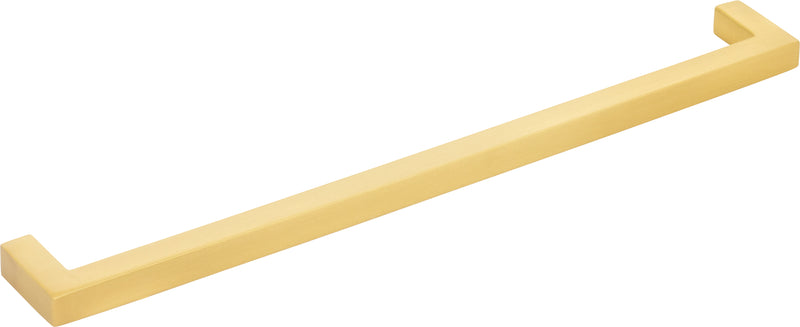 224 mm Center-to-Center Brushed Gold Square Stanton Cabinet Bar Pull