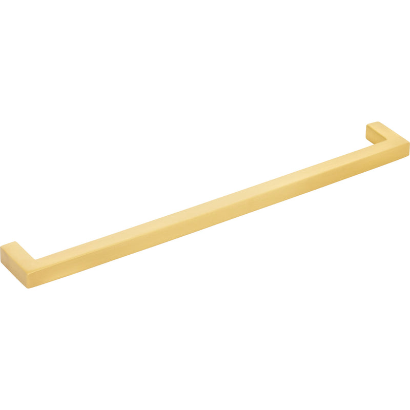 224 mm Center-to-Center Brushed Gold Square Stanton Cabinet Bar Pull