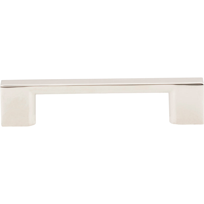 96 mm Center-to-Center Polished Nickel Square Sutton Cabinet Bar Pull