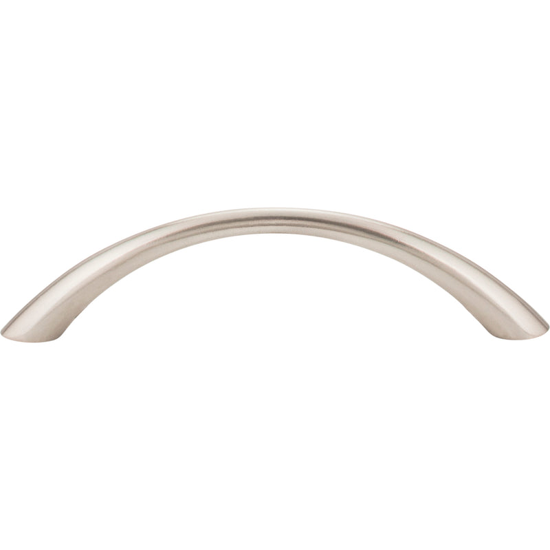 96 mm Center-to-Center Satin Nickel Arched Capri Cabinet Pull