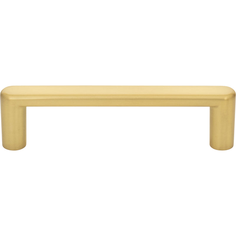 96 mm Center-to-Center Brushed Gold Gibson Cabinet Pull