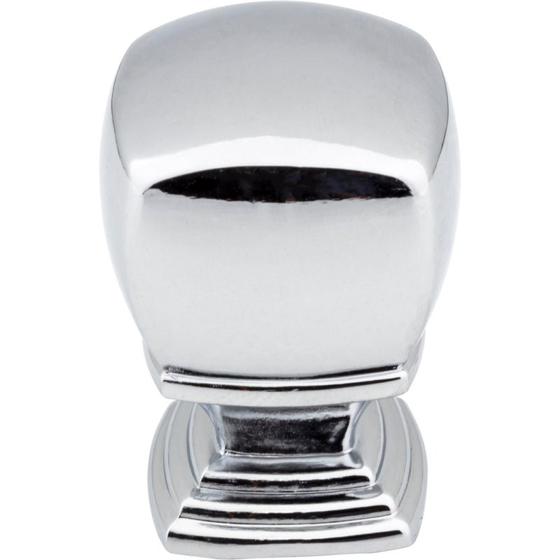 1" Overall Length  Polished Chrome Katharine Cabinet Knob