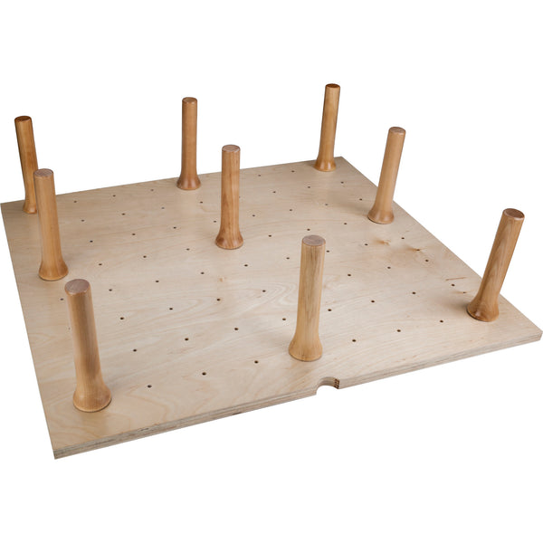 24" Peg Board Drawer Insert with 9 Pegs